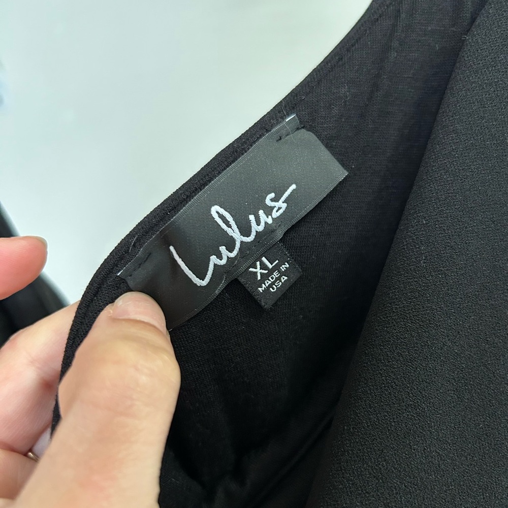 Lulus Black One-Shoulder Bodycon Dress - Picture 7 of 9